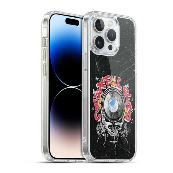 Grateful Dead Graphics Black Soft Gel Case for Apple iPhone 14 Pro Max & MagSafe