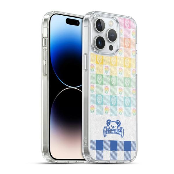 Grateful Dead Graphics Colourful Pattern Soft Gel Case for Apple iPhone 14 Pro Max & MagSafe