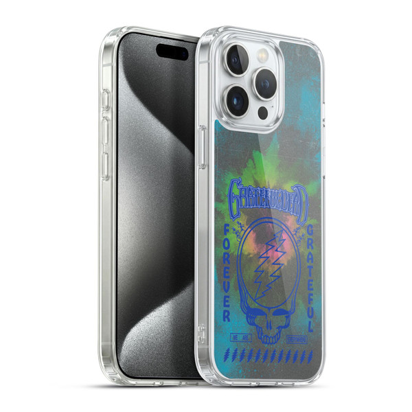 Grateful Dead Graphics Tie Dye Soft Gel Case for Apple iPhone 15 Pro Max & MagSafe