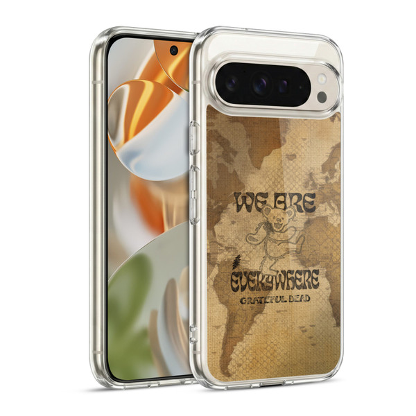Grateful Dead Graphics Bear Vintage Soft Gel Case for Google Pixel 9 / Pixel 9 Pro