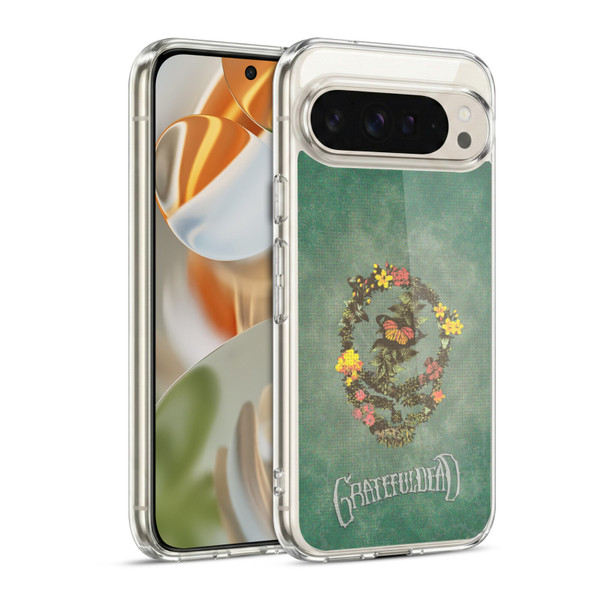 Grateful Dead Graphics Floral Logo Soft Gel Case for Google Pixel 9 / Pixel 9 Pro