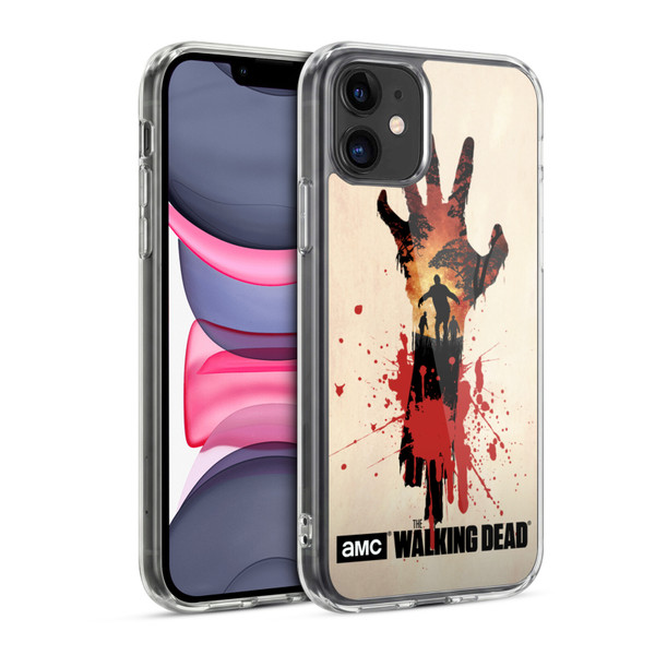 AMC The Walking Dead Silhouettes Walker Hand Soft Gel Case for Apple iPhone 11
