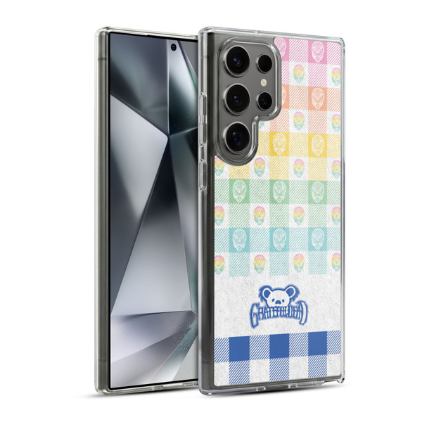 Grateful Dead Graphics Colourful Pattern Soft Gel Case for Samsung Galaxy S24 Ultra 5G & MagSafe