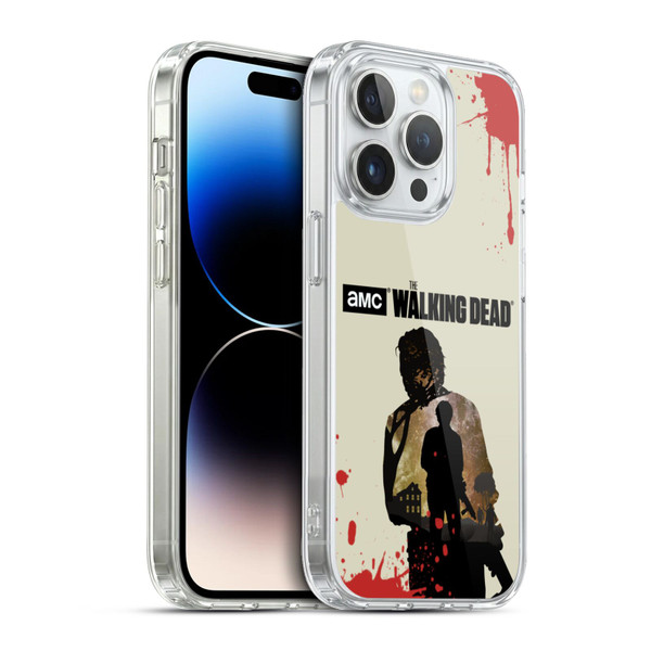 AMC The Walking Dead Silhouettes Glenn Soft Gel Case for Apple iPhone 13 Pro & MagSafe