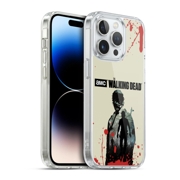 AMC The Walking Dead Silhouettes Rick Soft Gel Case for Apple iPhone 13 Pro & MagSafe