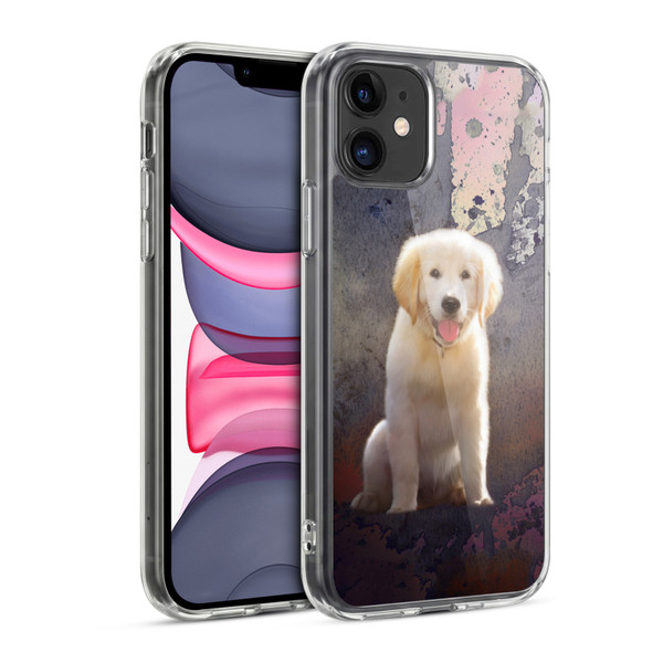 Simone Gatterwe Animals Golden Retriever Soft Gel Case for Apple iPhone 11