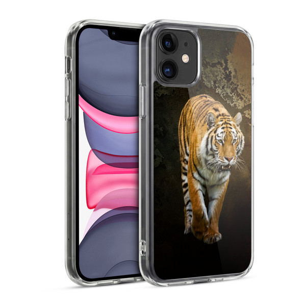 Simone Gatterwe Animals Siberian Tiger Soft Gel Case for Apple iPhone 11