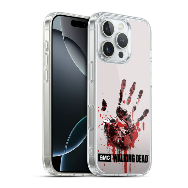 AMC The Walking Dead Silhouettes Hand Soft Gel Case for Apple iPhone 16 Pro & MagSafe