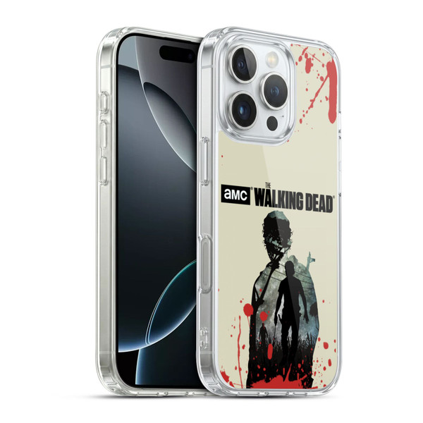 AMC The Walking Dead Silhouettes Rick Soft Gel Case for Apple iPhone 16 Pro & MagSafe