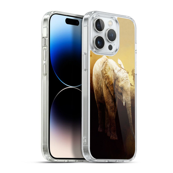 Simone Gatterwe Animals Elephant Calf Soft Gel Case for Apple iPhone 13 Pro Max & MagSafe