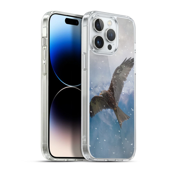 Simone Gatterwe Animals Flying Eagle Soft Gel Case for Apple iPhone 13 Pro Max & MagSafe