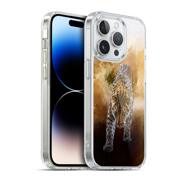 Simone Gatterwe Animals Russian Amur Leopard Soft Gel Case for Apple iPhone 13 Pro & MagSafe