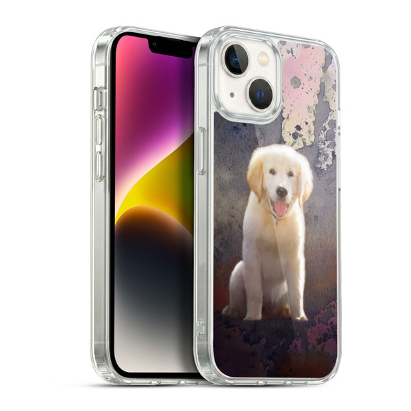 Simone Gatterwe Animals Golden Retriever Soft Gel Case for Apple iPhone 14