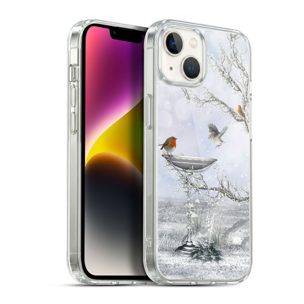 Simone Gatterwe Animals Winter Feeling Soft Gel Case for Apple iPhone 14 Plus & MagSafe