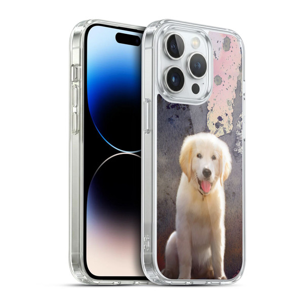Simone Gatterwe Animals Golden Retriever Soft Gel Case for Apple iPhone 14 Pro & MagSafe