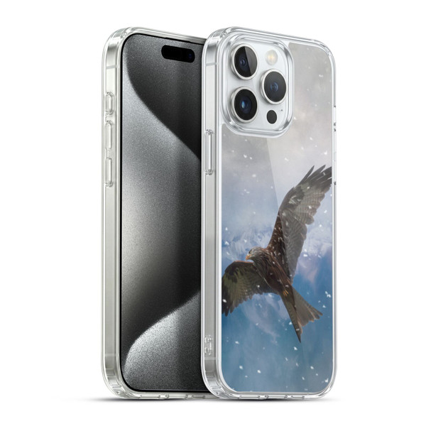 Simone Gatterwe Animals Flying Eagle Soft Gel Case for Apple iPhone 15 Pro Max & MagSafe