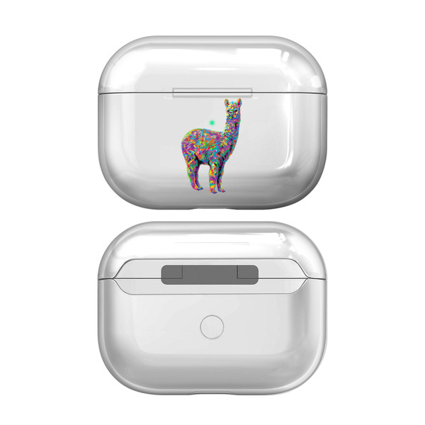 P.D. Moreno Animals Alpaca Clear Hard Crystal Cover for Apple AirPods Pro Charging Case