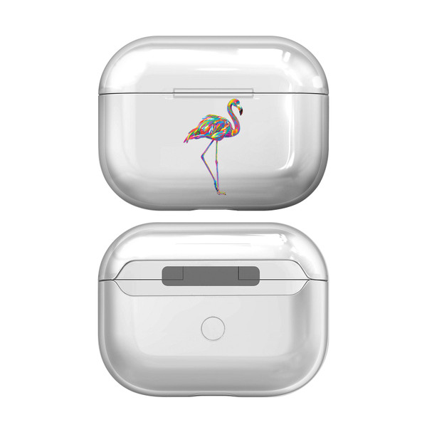 P.D. Moreno Animals Flamingo Clear Hard Crystal Cover for Apple AirPods Pro Charging Case