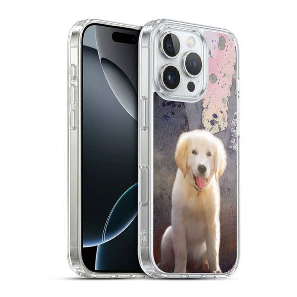 Simone Gatterwe Animals Golden Retriever Soft Gel Case for Apple iPhone 16 Pro & MagSafe