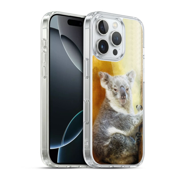 Simone Gatterwe Animals Koala Soft Gel Case for Apple iPhone 16 Pro & MagSafe