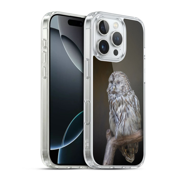 Simone Gatterwe Animals Lovely Cute Owl Soft Gel Case for Apple iPhone 16 Pro & MagSafe