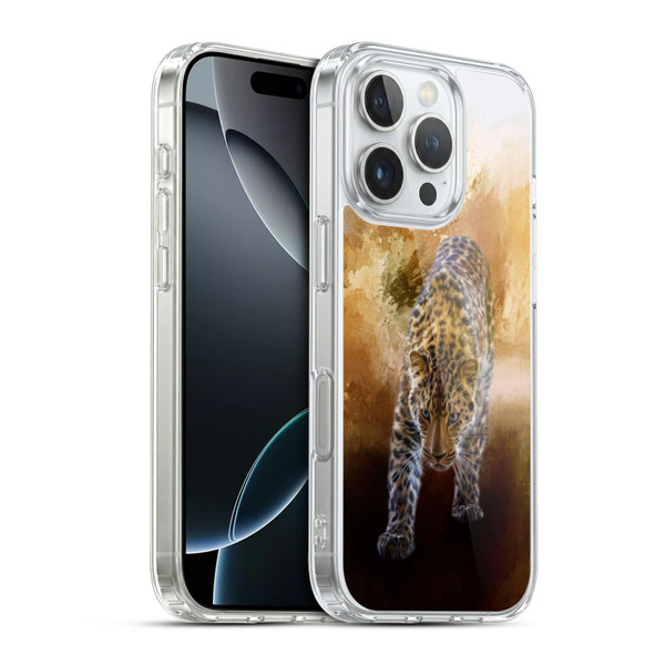 Simone Gatterwe Animals Russian Amur Leopard Soft Gel Case for Apple iPhone 16 Pro & MagSafe