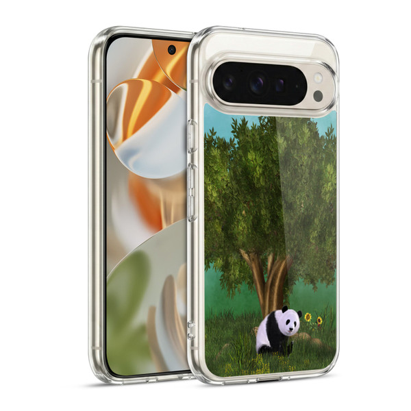 Simone Gatterwe Animals Cute Panda Soft Gel Case for Google Pixel 9 / Pixel 9 Pro