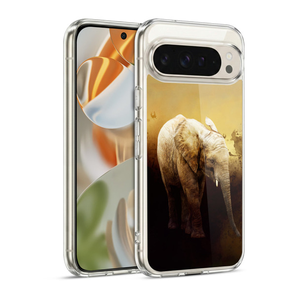 Simone Gatterwe Animals Elephant Calf Soft Gel Case for Google Pixel 9 / Pixel 9 Pro