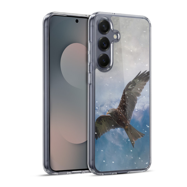 Simone Gatterwe Animals Flying Eagle Soft Gel Case for Samsung Galaxy S25+ & MagSafe