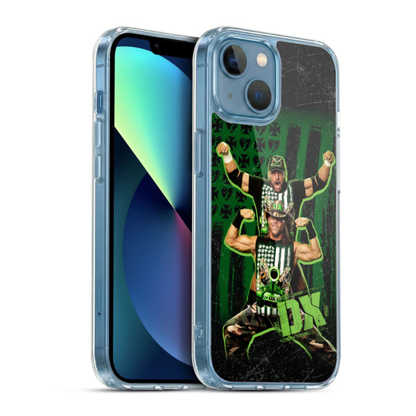 WWE D-Generation X DX Triple H & Shawn Soft Gel Case for Apple iPhone 13 Mini & MagSafe