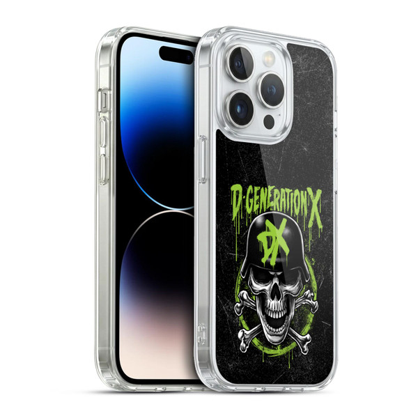 WWE D-Generation X Skull Soft Gel Case for Apple iPhone 13 Pro & MagSafe
