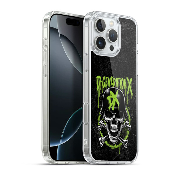 WWE D-Generation X Skull Soft Gel Case for Apple iPhone 16 Pro Max & MagSafe
