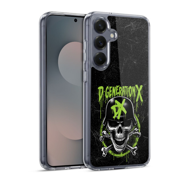 WWE D-Generation X Skull Soft Gel Case for Samsung Galaxy S25 & MagSafe