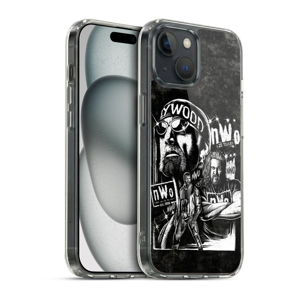 WWE NWO Fathead Superstar Soft Gel Case for Apple iPhone 15 & MagSafe