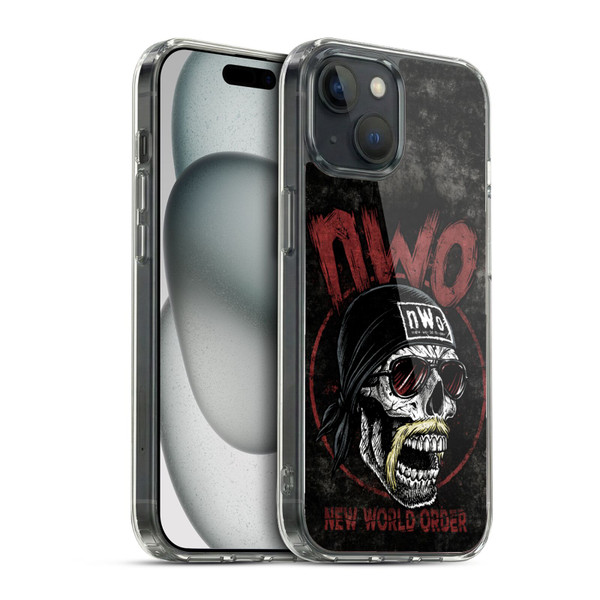 WWE NWO Skull Soft Gel Case for Apple iPhone 15 & MagSafe