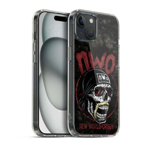 WWE NWO Skull Soft Gel Case for Apple iPhone 15 Plus & MagSafe