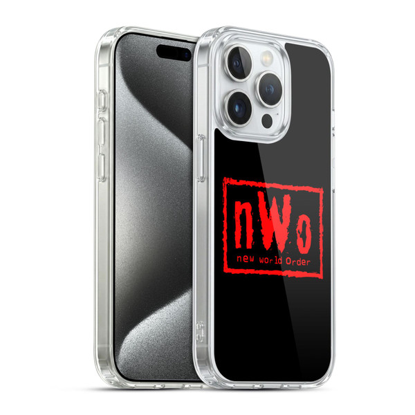 WWE NWO Logo Soft Gel Case for Apple iPhone 15 Pro & MagSafe