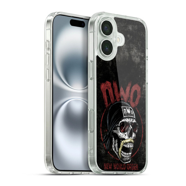 WWE NWO Skull Soft Gel Case for Apple iPhone 16 Plus & MagSafe