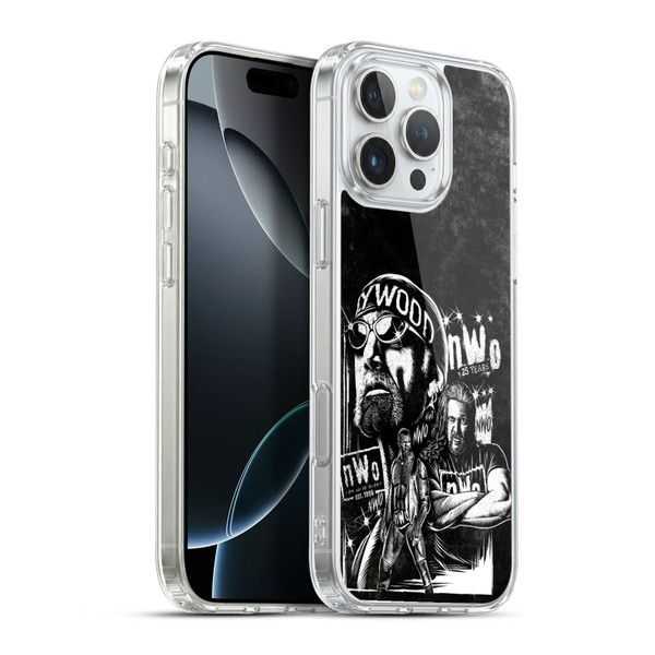 WWE NWO Fathead Superstar Soft Gel Case for Apple iPhone 16 Pro Max & MagSafe