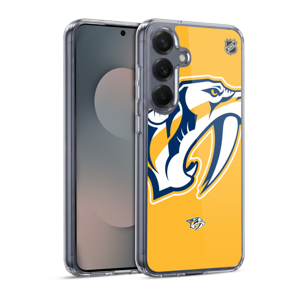 NHL Nashville Predators Oversized Soft Gel Case for Samsung Galaxy S25 & MagSafe