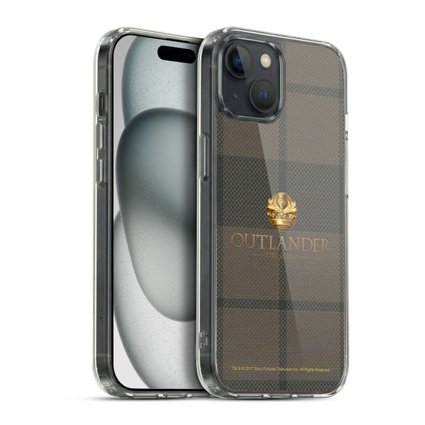 Outlander Tartans Cocknammon Soft Gel Case for Apple iPhone 15 Plus & MagSafe