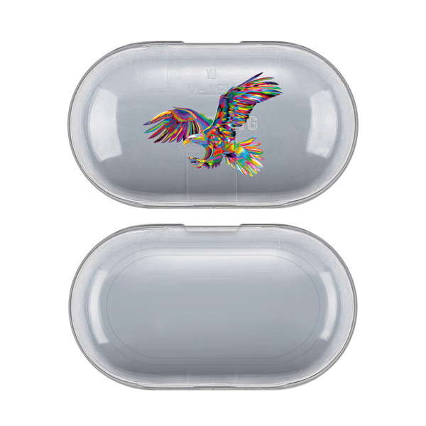 P.D. Moreno Animals Eagle Clear Hard Crystal Cover for Samsung Galaxy Buds / Buds Plus