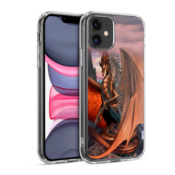 Ruth Thompson Dragons Coppervein Soft Gel Case for Apple iPhone 11