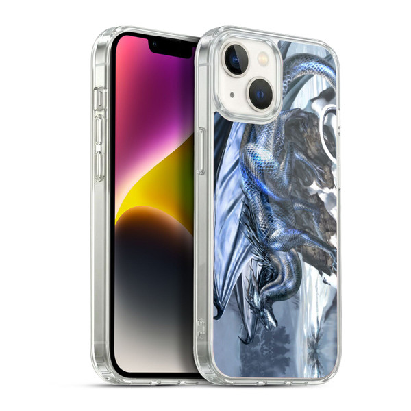 Ruth Thompson Dragons Silverblood Soft Gel Case for Apple iPhone 14