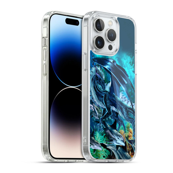 Ruth Thompson Dragons Sea Frolic Soft Gel Case for Apple iPhone 14 Pro Max & MagSafe