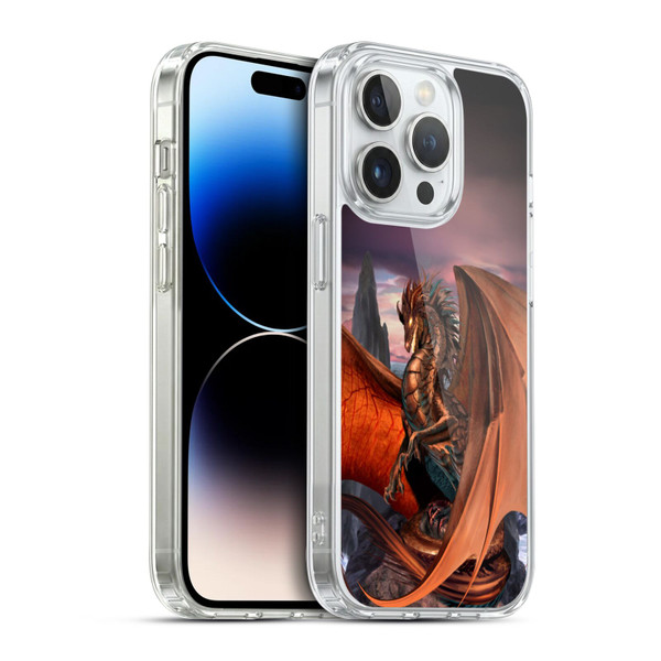 Ruth Thompson Dragons Coppervein Soft Gel Case for Apple iPhone 14 Pro & MagSafe
