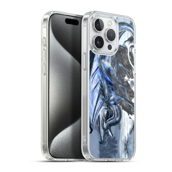 Ruth Thompson Dragons Silverblood Soft Gel Case for Apple iPhone 15 Pro Max & MagSafe