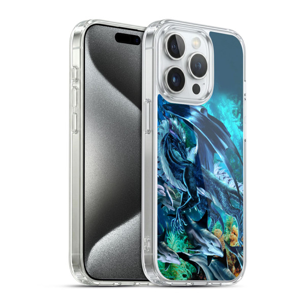 Ruth Thompson Dragons Sea Frolic Soft Gel Case for Apple iPhone 15 Pro & MagSafe