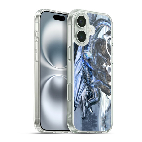 Ruth Thompson Dragons Silverblood Soft Gel Case for Apple iPhone 16 Plus & MagSafe