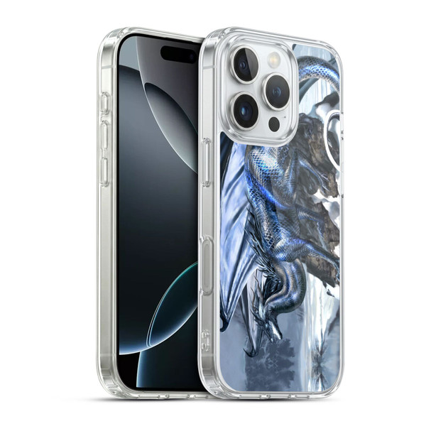 Ruth Thompson Dragons Silverblood Soft Gel Case for Apple iPhone 16 Pro & MagSafe